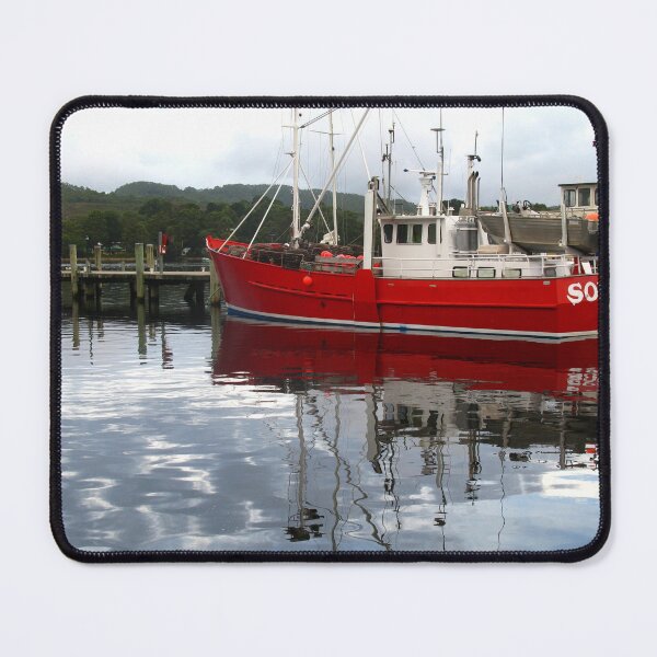 Item preview, Fishing Boat "Soluna" - Strahan, Tasmania. designed and sold by Marilyn Harris.