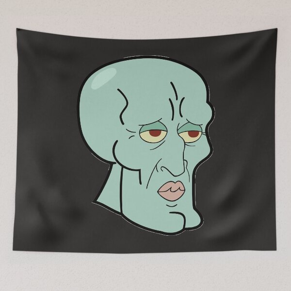 Item preview, Handsome Squidward Head designed and sold by CINDRICKLARA.