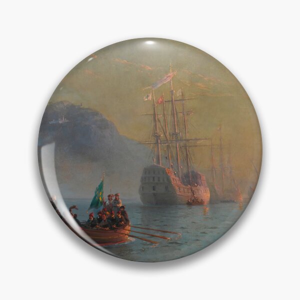Item preview, Columbus’ Farewell before Starting on his Voyage from Port Palos in Spain -  Ivan Konstantinovich Aivazovsky  designed and sold by TeeARTHY.