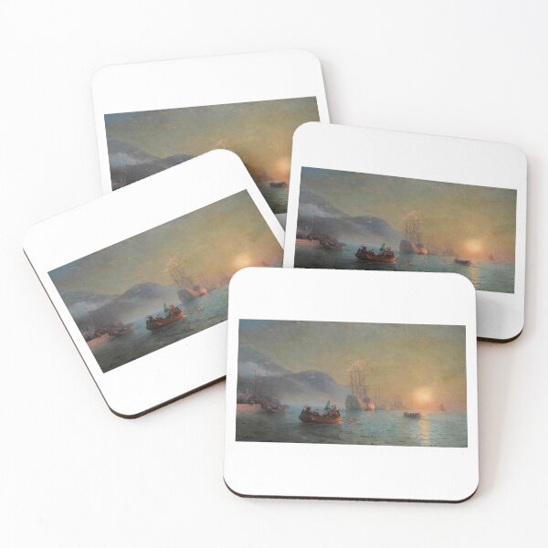 Item preview, Columbus’ Farewell before Starting on his Voyage from Port Palos in Spain -  Ivan Konstantinovich Aivazovsky  designed and sold by TeeARTHY.