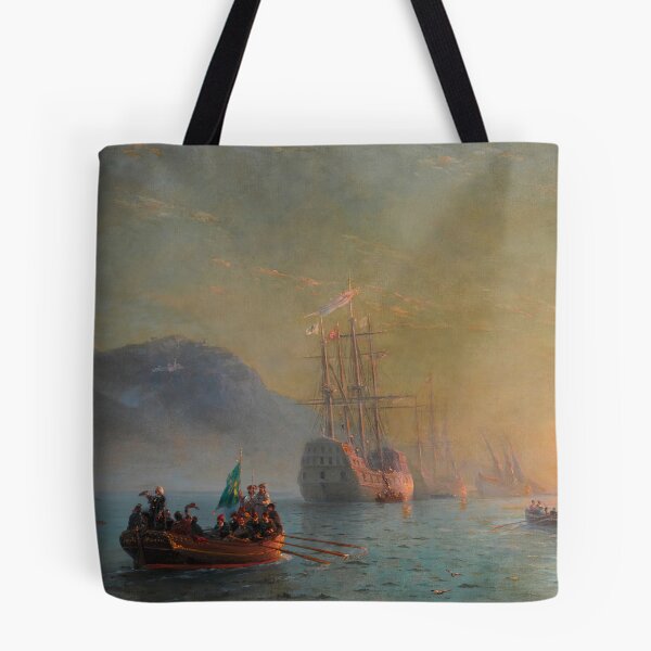 Item preview, Columbus’ Farewell before Starting on his Voyage from Port Palos in Spain -  Ivan Konstantinovich Aivazovsky  designed and sold by TeeARTHY.