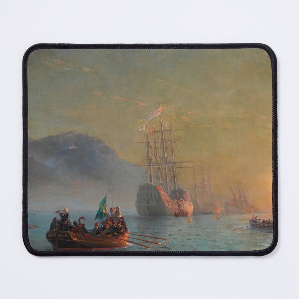 Item preview, Columbus’ Farewell before Starting on his Voyage from Port Palos in Spain -  Ivan Konstantinovich Aivazovsky  designed and sold by TeeARTHY.