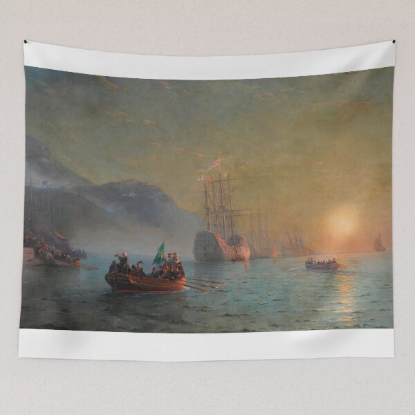 Item preview, Columbus’ Farewell before Starting on his Voyage from Port Palos in Spain -  Ivan Konstantinovich Aivazovsky  designed and sold by TeeARTHY.