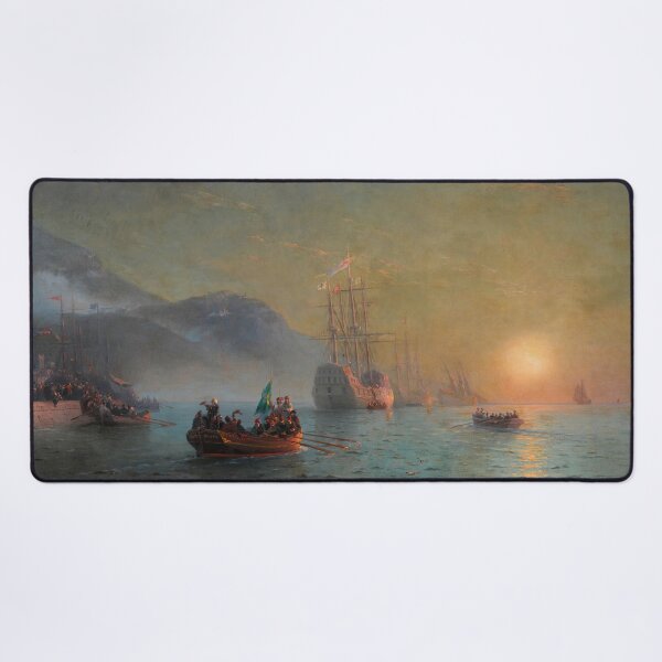 Item preview, Columbus’ Farewell before Starting on his Voyage from Port Palos in Spain - Ivan Konstantinovich Aivazovsky designed and sold by TeeARTHY.