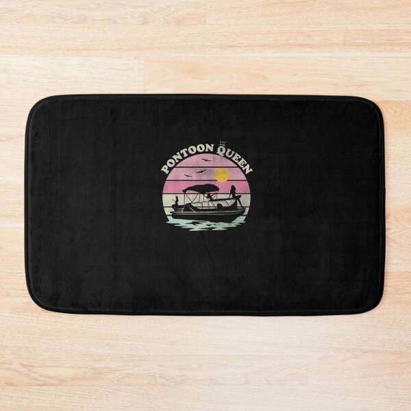 Item preview, Retro Vintage Pontoon Queen Funny Pontoon Boat Premium designed and sold by JimAarts.