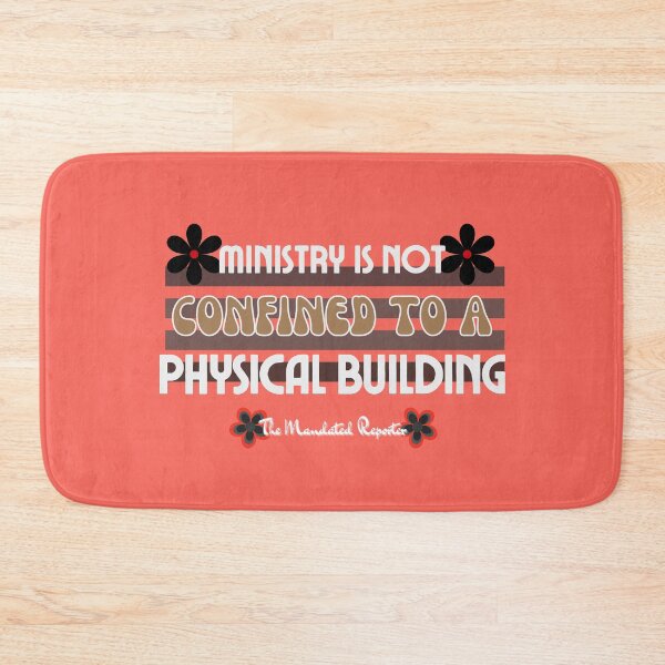 Item preview, Ministry is Not Confined to a Physical Building - Vintage Red designed and sold by TheReporter1.