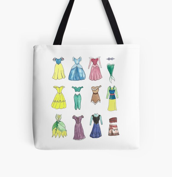 Beauty and The Beast Movie Bella Shopping Cotton Canvas Tote Bag T500 