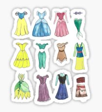 Princess Dresses Sticker