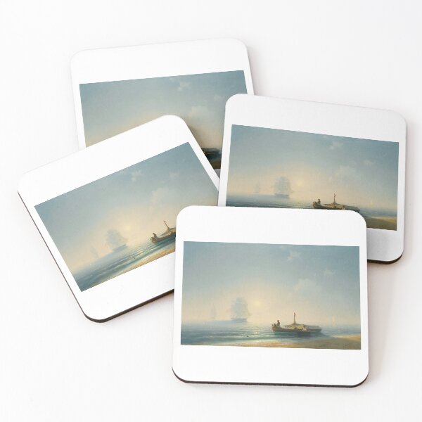 Item preview,  Fishermen At Dawn, Naples -  Ivan Konstantinovich Aivazovsky  designed and sold by TeeARTHY.