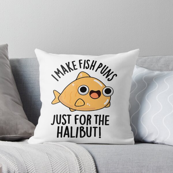Item preview, I Make Fish Puns Just For The Halibut Funny Puns  designed and sold by punnybone.