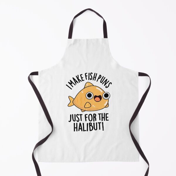 Item preview, I Make Fish Puns Just For The Halibut Funny Puns designed and sold by punnybone.