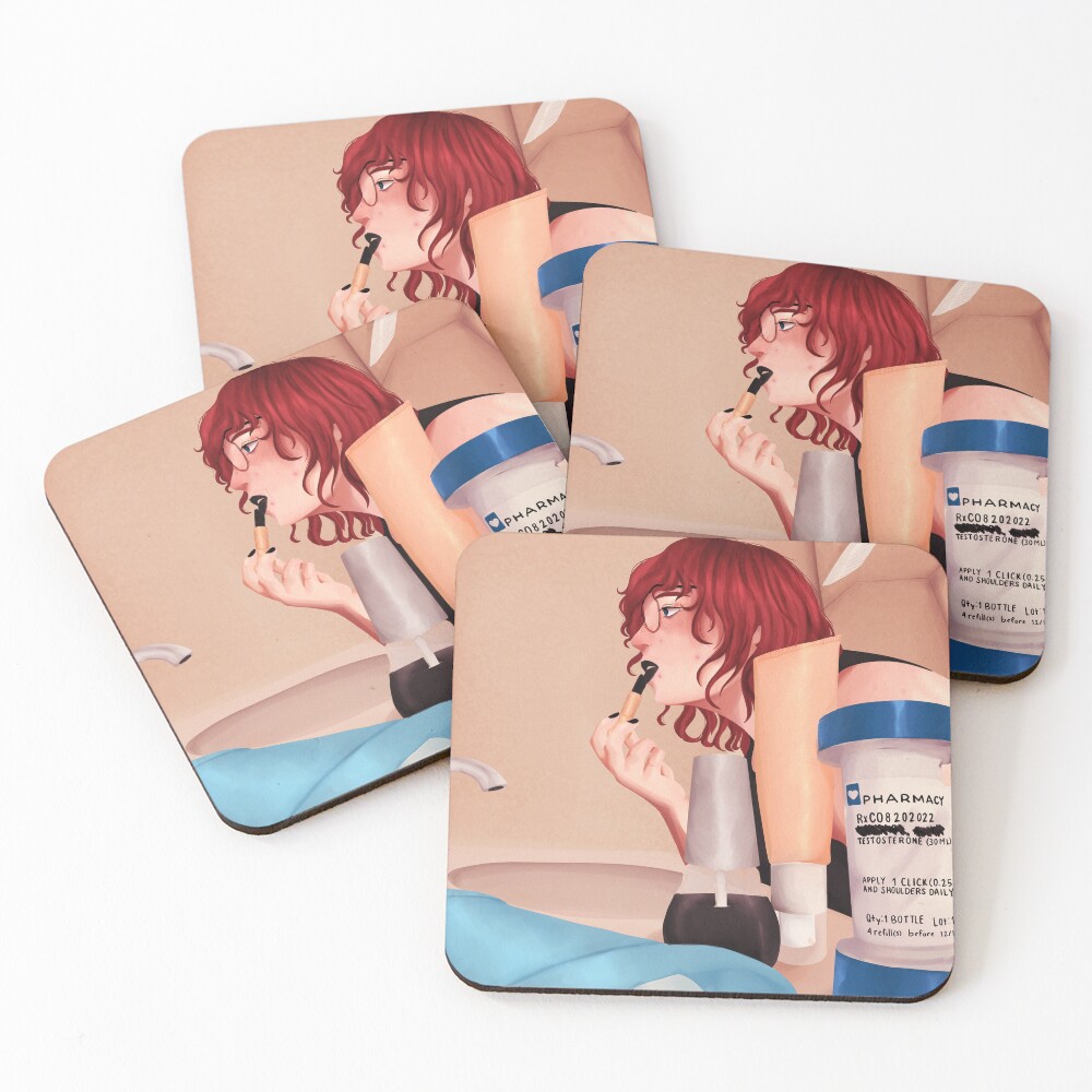 Item preview, Coasters (Set of 4) designed and sold by monocoin.