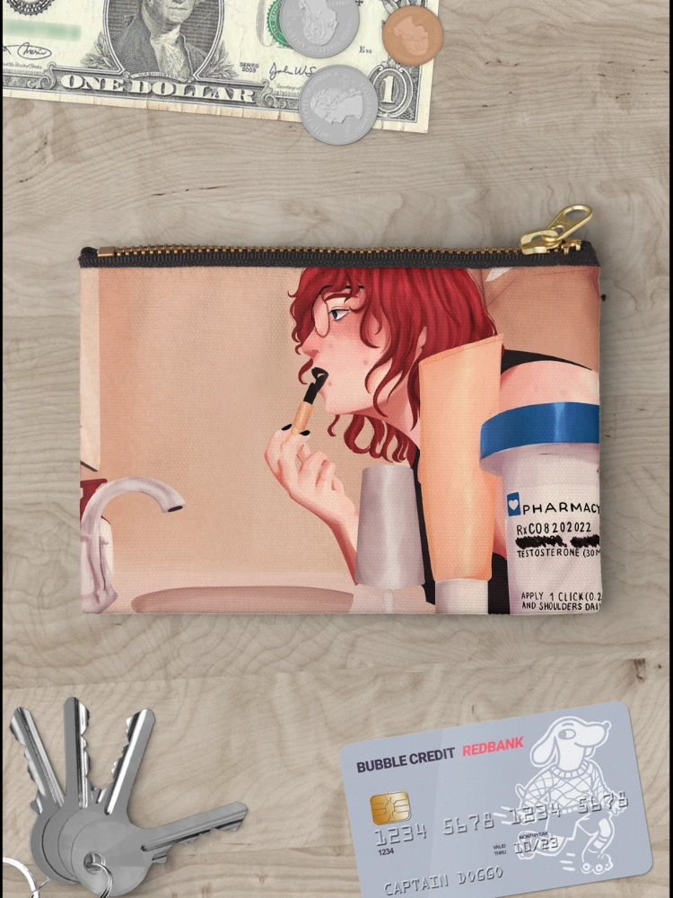 Thumbnail 3 of 4, Zipper Pouch, Morning Routine designed and sold by monocoin.