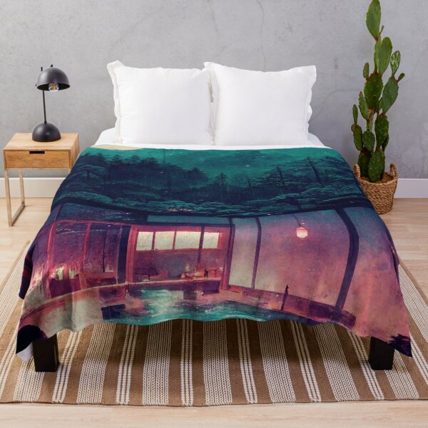 Item preview, Japanese Hot Spring (Lofi Aesthetic) designed and sold by WolfPack-Art.
