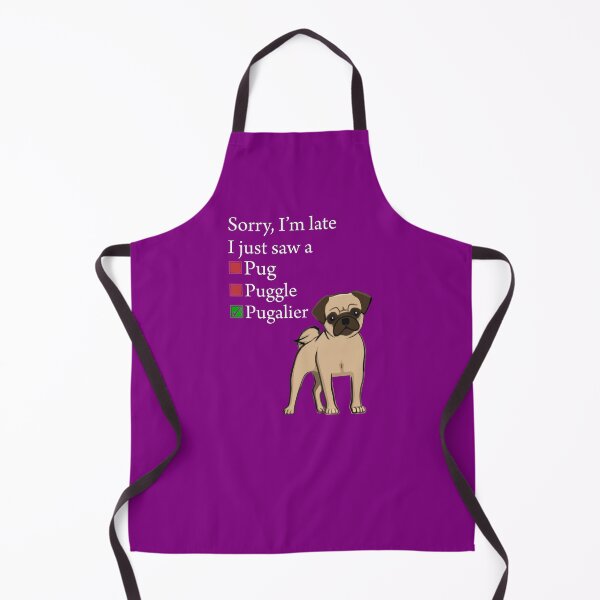 Item preview, I saw a Pugalier. Pug cross apparel and gear designed and sold by Laddish-Designs.