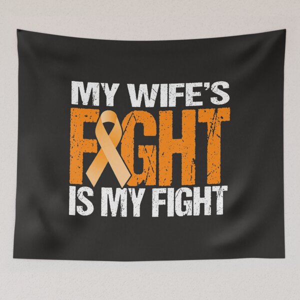 Item preview, Mens My Wife's Fight is My Fight Leukemia Awareness  designed and sold by schromtlmaascha.