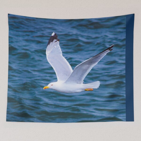 Item preview, Flying Sea Gull, over the Ocean designed and sold by TheCatmeow2000.