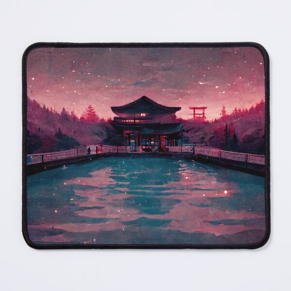 Item preview, Japanese Hot Spring (Lofi Aesthetic) No. 2 designed and sold by WolfPack-Art.