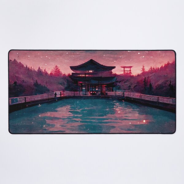 Item preview, Japanese Hot Spring (Lofi Aesthetic) No. 2 designed and sold by WolfPack-Art.