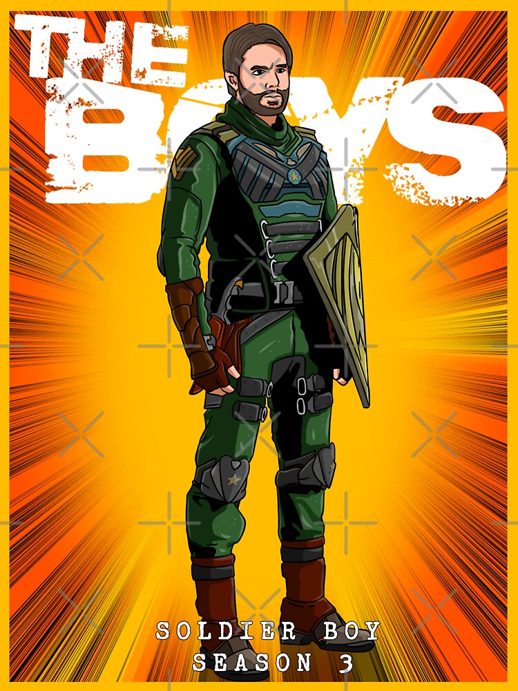 "soldier boy the boys" Sticker for Sale by KitchenContents Redbubble