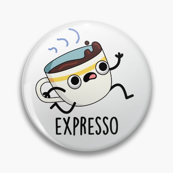 Item preview, Expresso Funny Running Coffee Puns  designed and sold by punnybone.