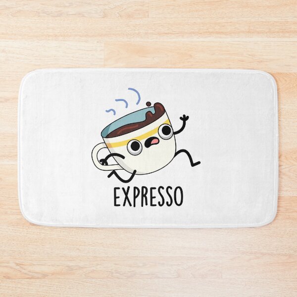 Item preview, Expresso Funny Running Coffee Puns  designed and sold by punnybone.