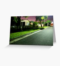 Night Scene 2 Greeting Card