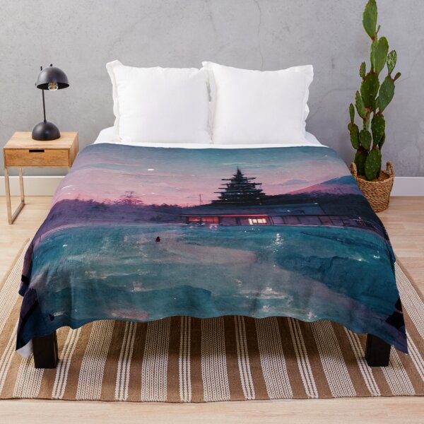 Item preview, Japanese Hot Spring (Lofi Aesthetic) No. 3 designed and sold by WolfPack-Art.