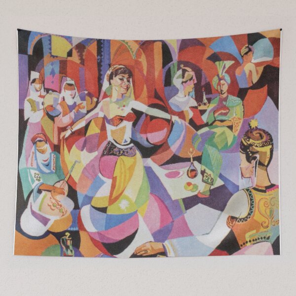 Artikelvorschau, Baghdad Belly Dancer Vintage Wall Art entworfen und verkauft von vintagevivian.