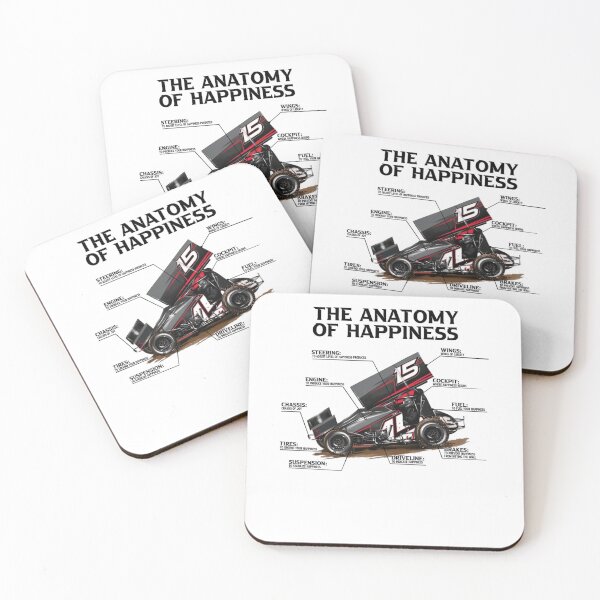 Item preview, Dirt Track Sprint Cars Racing Anatomy Lover Racing Car  designed and sold by Roxan58.