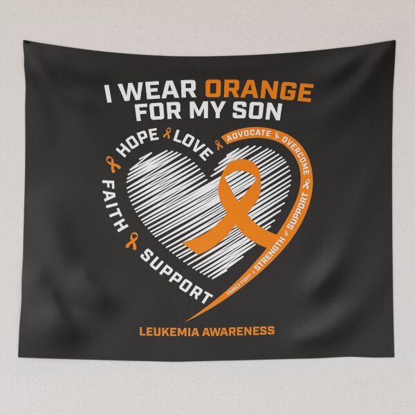 Item preview, Mom Dad Leukemia Awareness  Son Leukemia Awareness   designed and sold by schromtlmaascha.