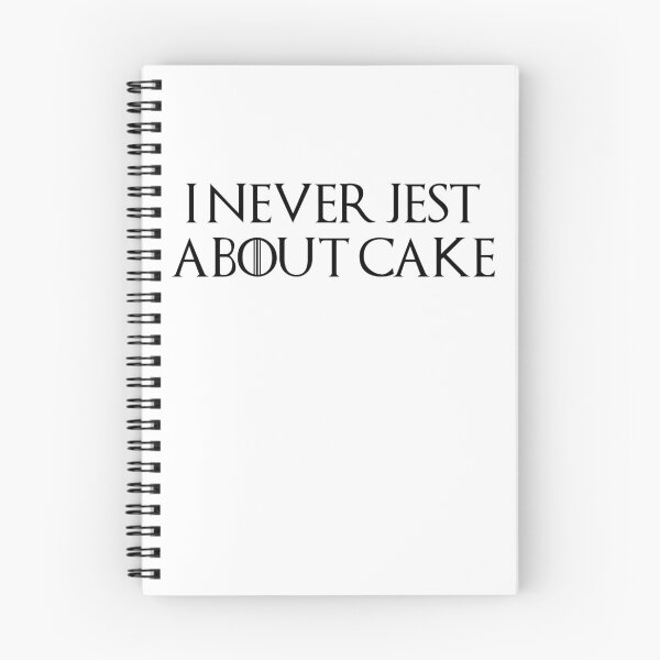 Item preview, I Never Jest About Cake - Dragon Quote designed and sold by CryptoThings.