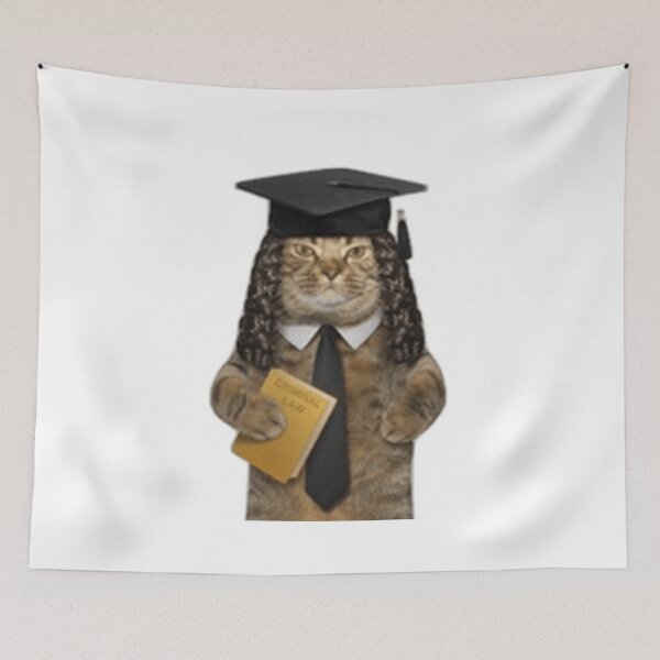 Item preview, cat with wig funny designed and sold by Farid1Shop.