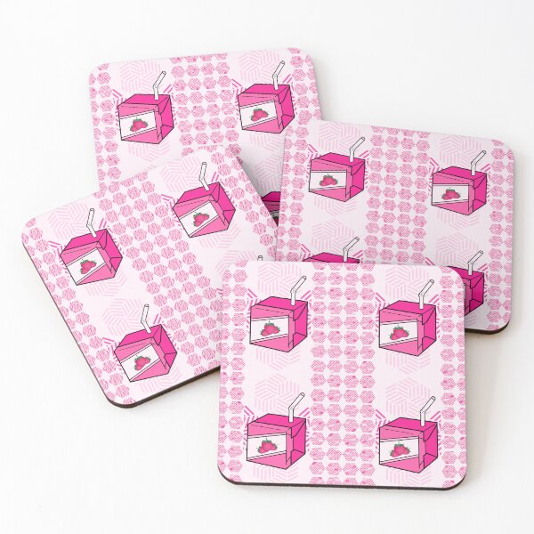 Item preview, The Strawberry Milk in Pink Infinity Seamless Pattern designed and sold by MyMemoriesArts.