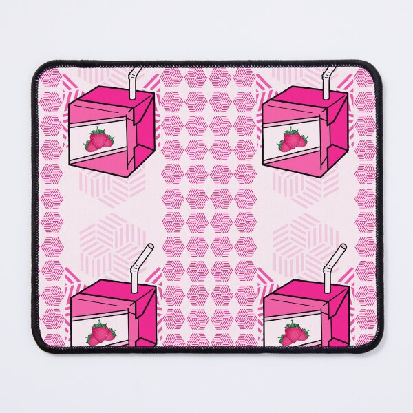 Item preview, The Strawberry Milk in Pink Infinity Seamless Pattern designed and sold by MyMemoriesArts.