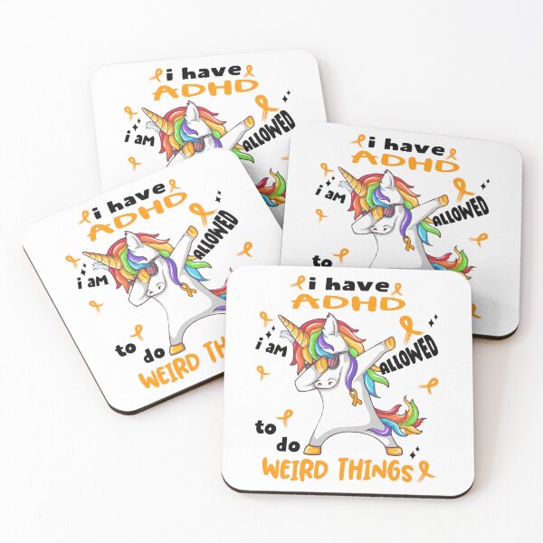 Item preview, ADHD Awareness Funny I have ADHD i'm allowed to do Weird Things! designed and sold by JanetShop809.