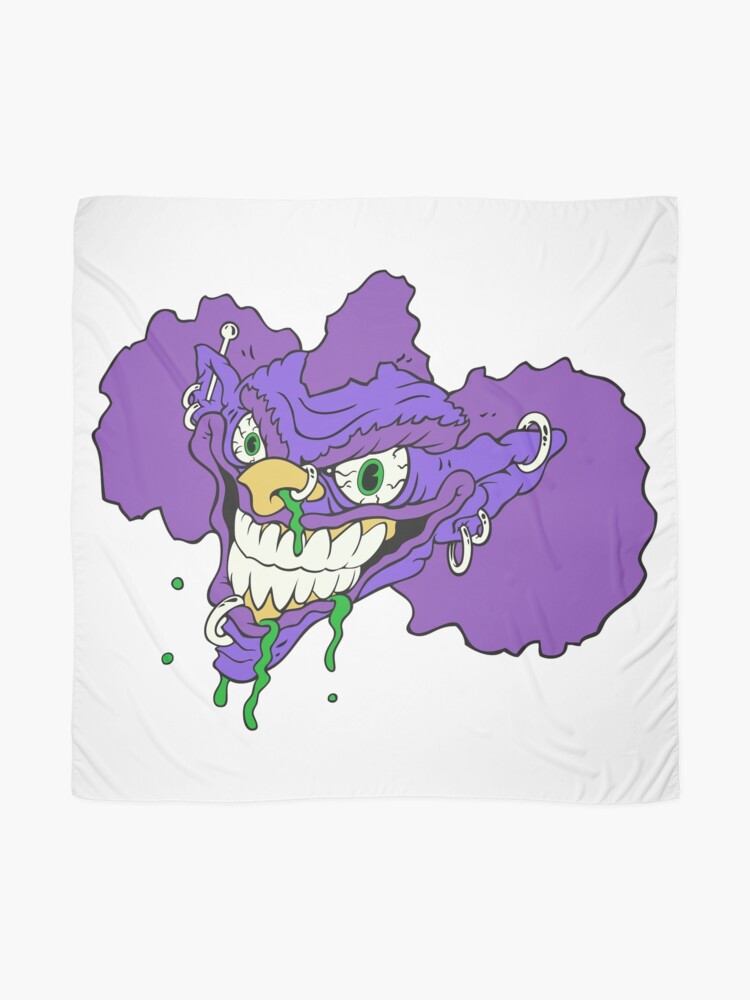 Purple Clown Albert Scarf By Benoeaves Redbubble - roblox money scarves redbubble