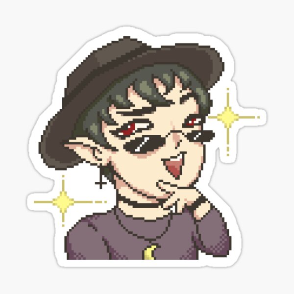 Item preview, damien smug (sticker) designed and sold by Robobarbie.