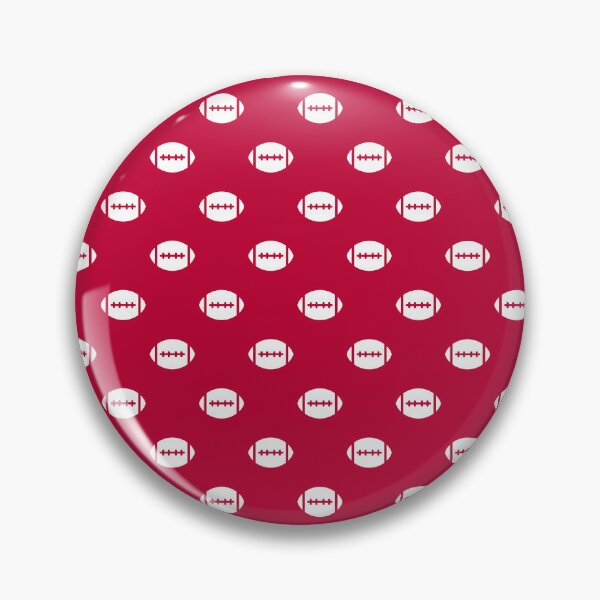 Item preview, Dark Red and White Footballs designed and sold by 3hornCreations.