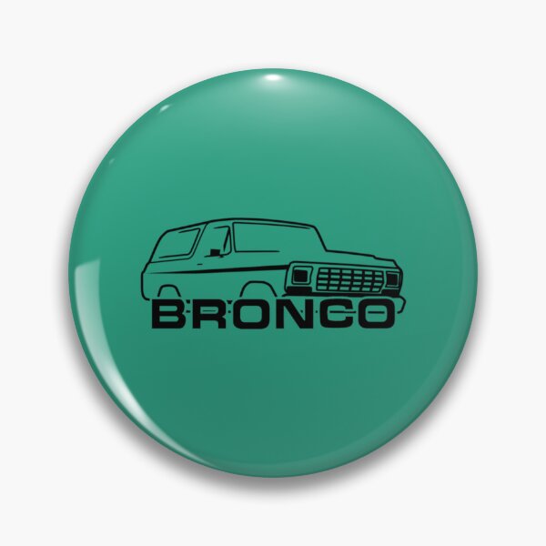 Item preview, 1978-1979 Bronco Side Front wlogo Black Print   designed and sold by DonlyOneDesign.