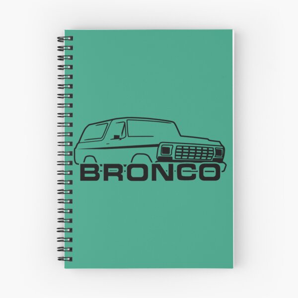 Item preview, 1978-1979 Bronco Side Front wlogo Black Print   designed and sold by DonlyOneDesign.