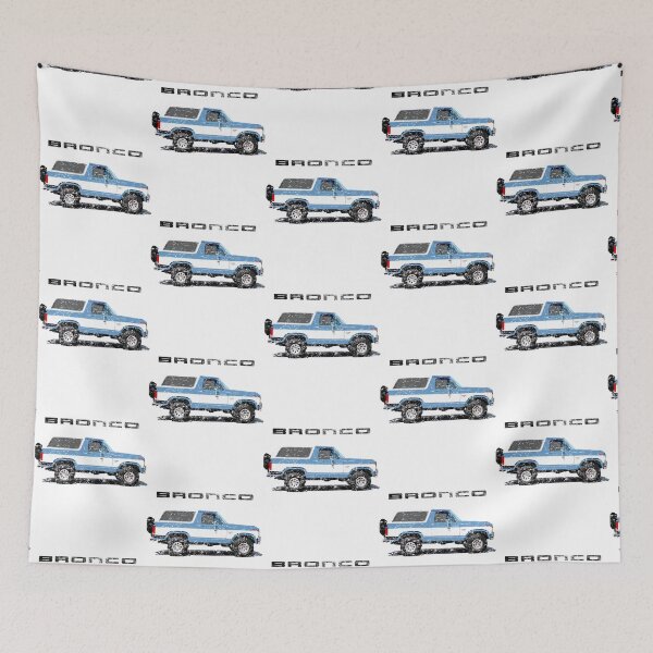 Item preview, 1986 Baby Blue Ford Bronco   designed and sold by DonlyOneDesign.
