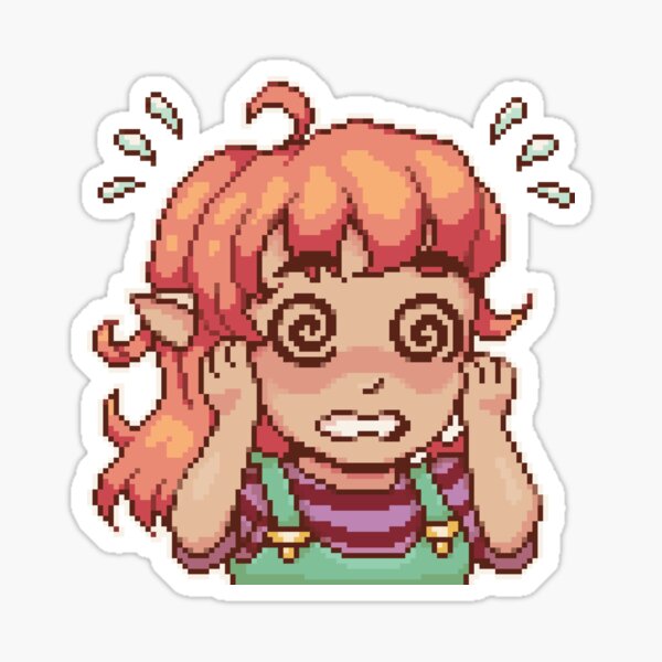 Item preview, lola panic (sticker) designed and sold by Robobarbie.