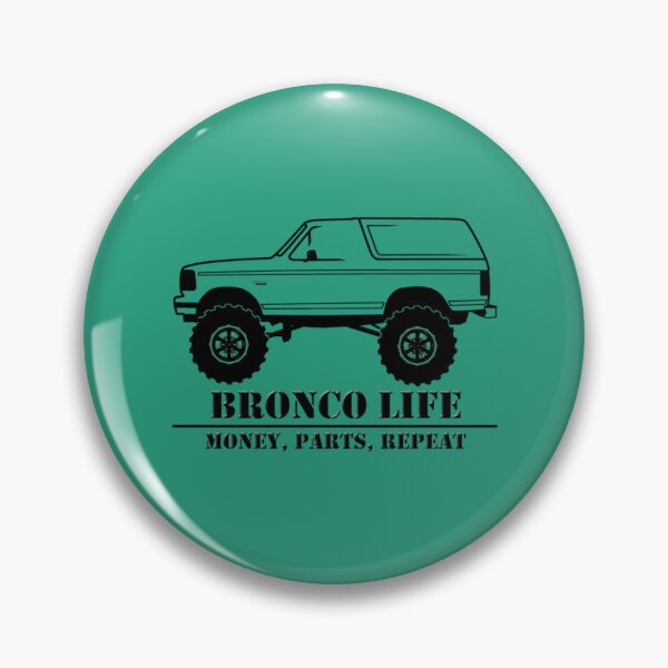 Item preview, 1992-1996 Bronco Money, Parts, Repeat Black Print   designed and sold by DonlyOneDesign.