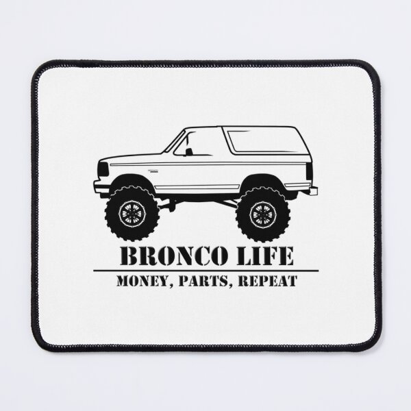 Item preview, 1992-1996 Bronco Money, Parts, Repeat Black Print   designed and sold by DonlyOneDesign.