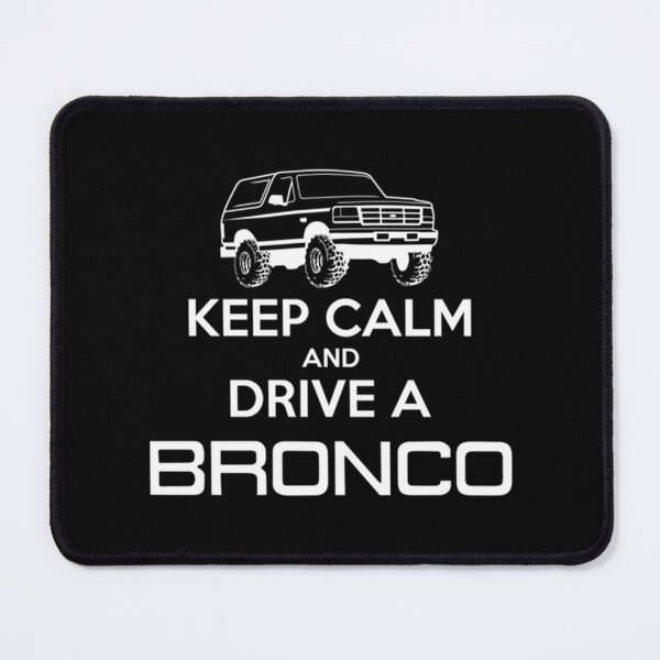 Item preview, 1992-1996 Bronco, keep calm, white print   designed and sold by DonlyOneDesign.