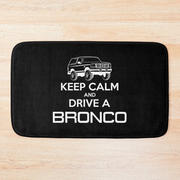 Item preview, 1992-1996 Bronco, keep calm, white print   designed and sold by DonlyOneDesign.
