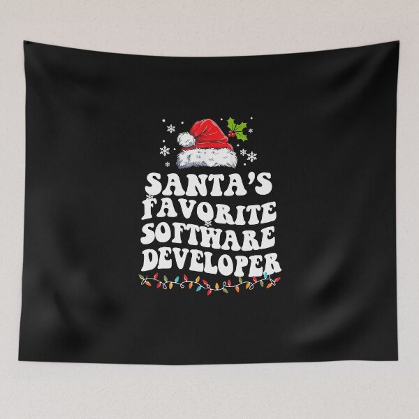 Item preview, Funny Santa's Favorite Software Developer Christmas Men Women Gifts designed and sold by AmapolaSerrato.
