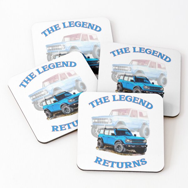 Item preview, 2021 Ford Bronco Velocity Blue 4 Door Off-Road Truck _quot_The Legend Returns_quot_ Design    designed and sold by DonlyOneDesign.