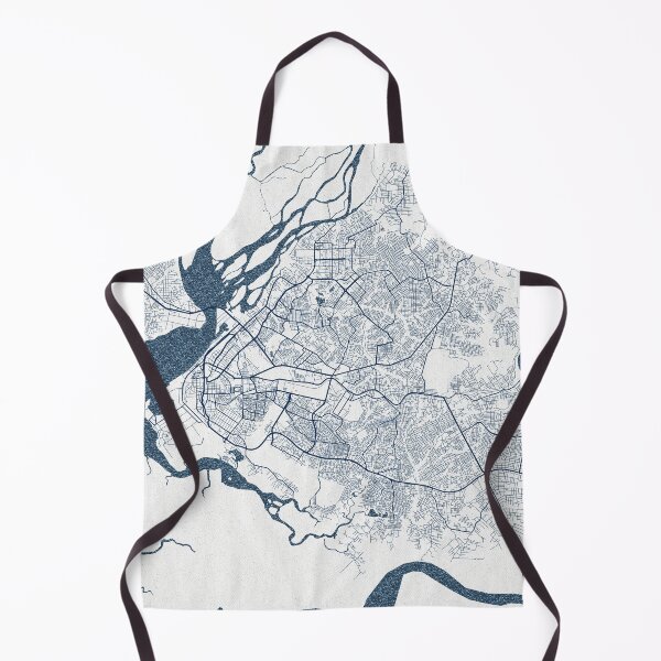 Item preview, Douala City Map of Cameroon - Coastal designed and sold by deMAP.